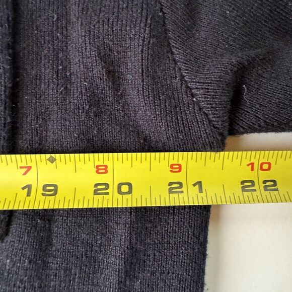 Pappagallo Navy Blue Cardigan Embroidered Chest Pocket Size XL - Picture 9 of 11